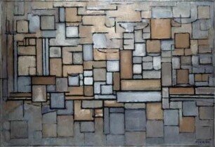 Fassade in braun und grau