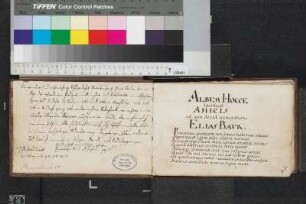 [Stammbuch Elias Baur]