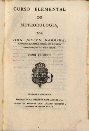 Curso elemental de meteorologia