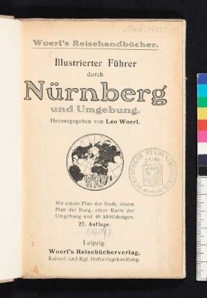 Illustrierter Führer durch Nürnberg und Umgebung