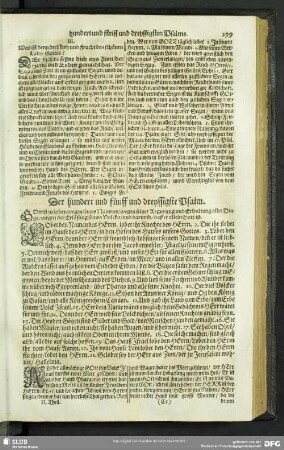 Außlegung des hundert und fünff und dreyssigsten Psalms