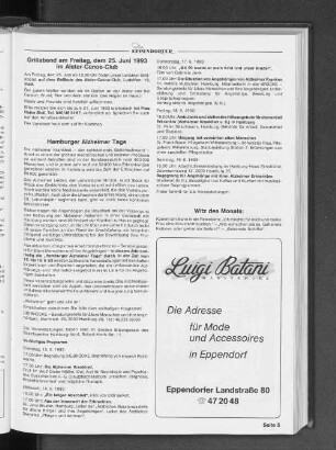 Grillabend am Freitag, dem 25. Juni 1993 im Alster-Canoe-Club