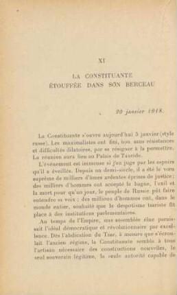 XI La Constituante Étouffée Dans Son Berceau
