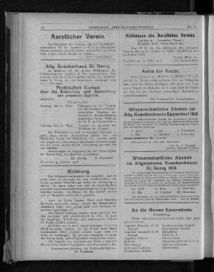 An die Herren Kassenärzte. (Fortsetzung).