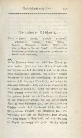 Vierzehnter Abschnitt