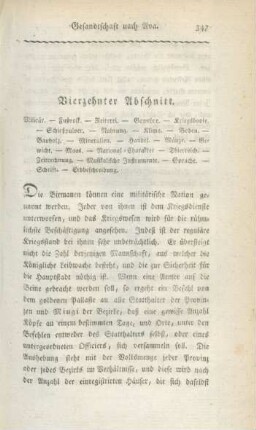 Vierzehnter Abschnitt