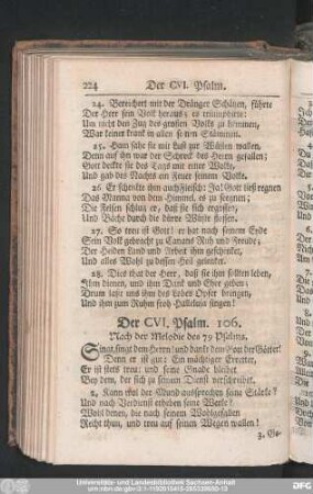 Der CVI. Psalm. 106.