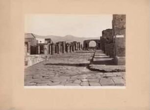 Straße des Triumphbogens, Pompeji: Ansicht