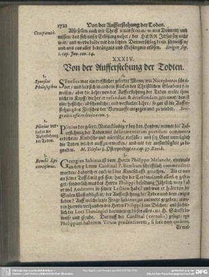 XXXIV. Von der Aufferstehung der Todten