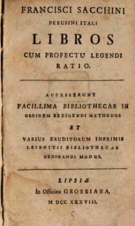 De ratione libros cum profectu legendi libellus