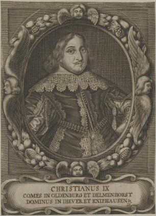 Bildnis von Christianus IX., Graf von Oldenburg