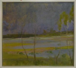 unbenannt [Landschaft mit Birken]
