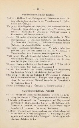 29-31, Naturwissenschaftliche Fakultät
