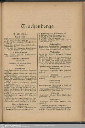 Trachenberge