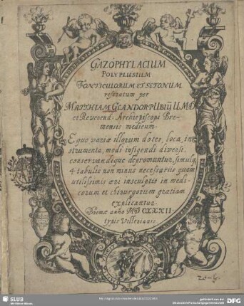 Gazophylacium Polyplusium Fonticulorum Et Setonum