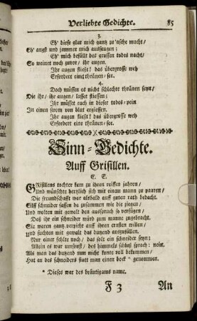Sinn-Gedichte.