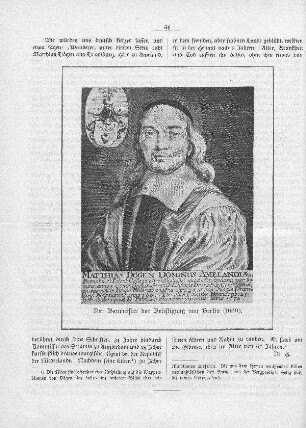 Der Baumeister der Befestigung von Berlin (1660)