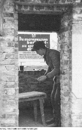 Dresden. Ratsdruckerei Dresden, April 1950
