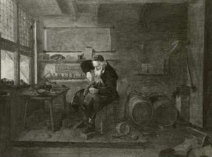 Schuhmacher in der Werkstatt