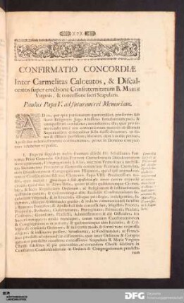 Confirmatio Concordiæ