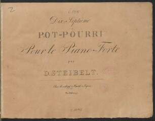 Dix-Septième Pot-Pourri Pour le Piano-Forte