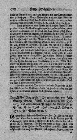 : Französische Biographie. T.1.