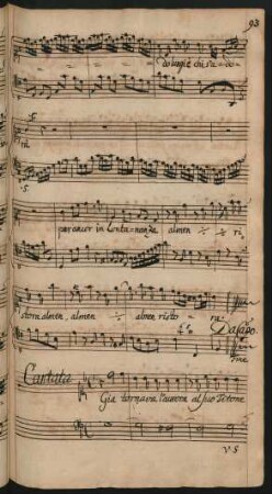 Già tornava l'aurora al suo Titone; S, b.fig; g-Moll; RosA IV.B.1.17; TalAl 204