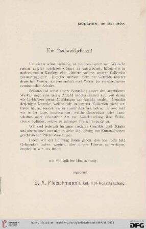 Ew. Hochgeboren!