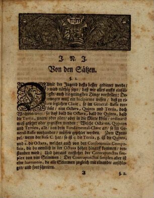HARMONOLOGIA MUSICA : Oder Kurtze Anleitung Zur Musicalischen Composition