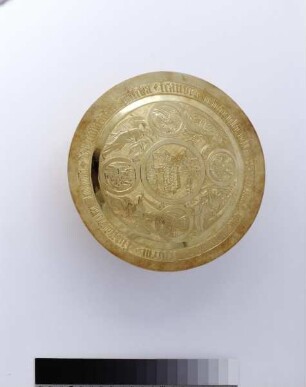 Sogenannter Kelch des heiligen Bernward mit Patene — Patene