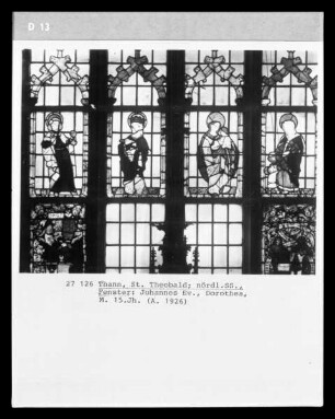 Fenster mit Heiligenbildern