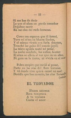 El trovador