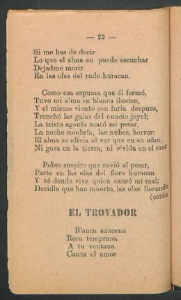 El trovador
