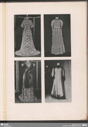 Kleid mit applizierten "Schmuckformen"