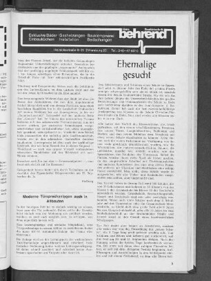 Ehemalige gesucht