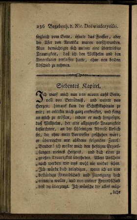 Siebentes Kapitel. - Eilftes Kapitel.