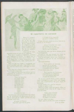 El repertorio de carnaval