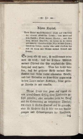 Achtes Kapitel. - Zehntes Kapitel.