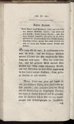 Achtes Kapitel. - Zehntes Kapitel.