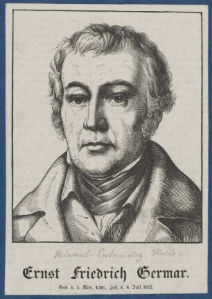 Bildnis des Ernst Friedrich Germar