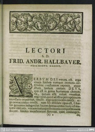 Praefatio Nova