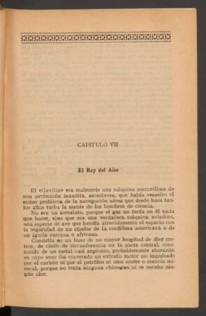 Capítulo VII - El Rey del Aire