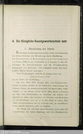 A. Kunstgewerbeschule