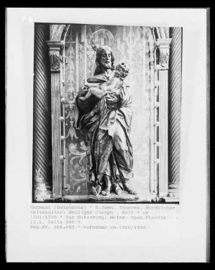 Linker Nebenaltar: Heiliger Joseph