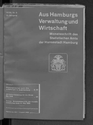 Nr. 5 : Mai 1938