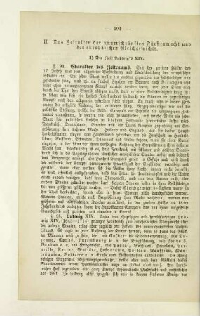 II. Das Zeitalter der unumschränkten Fürstenmacht und des europäischen Gleichgewichts