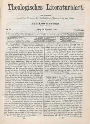 282-283 [Rezension] Dibelius, Martin, Jesus