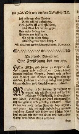 310-332, Die zehende Betrachtung