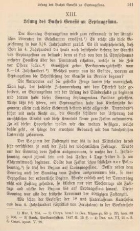141-142 Lesung des Buches Genesis an Septuagesima