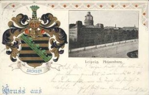Gruss aus Sachsen: Leipzig ; Pleissenburg